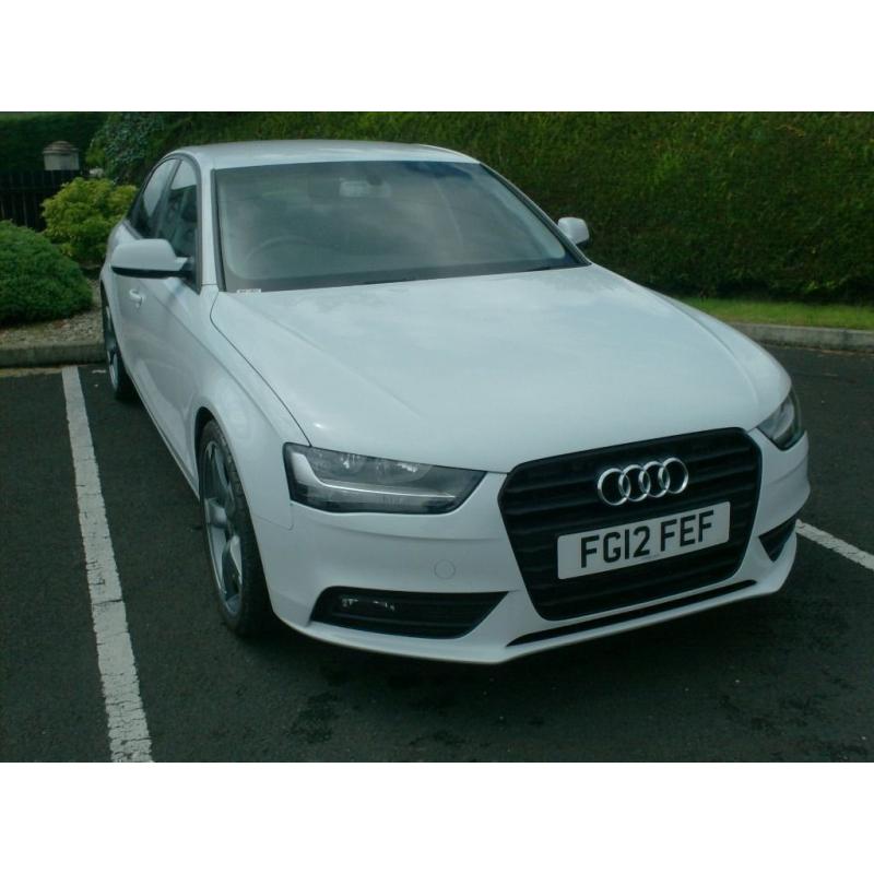 2012 Audi A4 2.0Tdi, New Model, in White, half leather