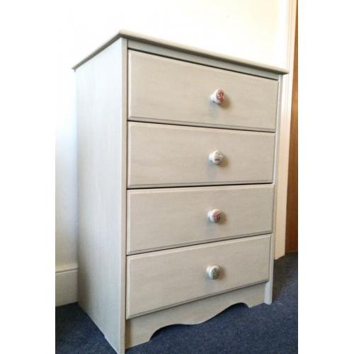 Hand painted chest of drawers