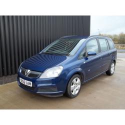 Vauxhall Zafira 1.6 i 16v Club 5dr 7 Seats May px / Swap