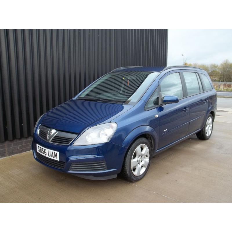 Vauxhall Zafira 1.6 i 16v Club 5dr 7 Seats May px / Swap