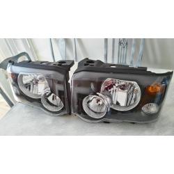 LAND ROVER DISCOVERY 2 II TD5 FACELIFT HEADLIGHT LAMPS