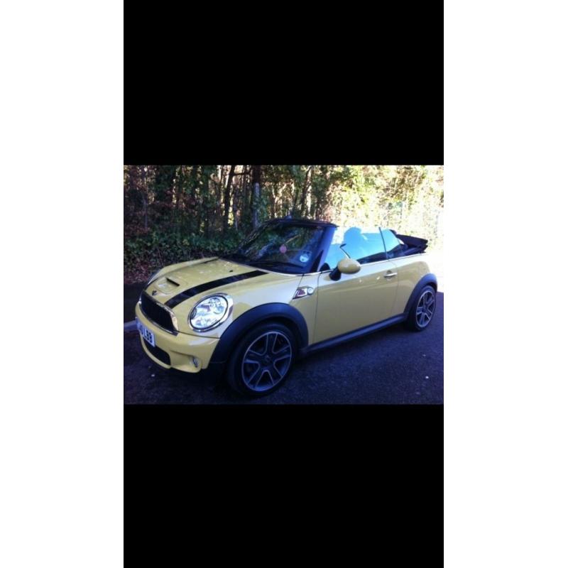Mini Cooper s convertible 59 plate 22,000 miles full bmw service history immaculate inside and out