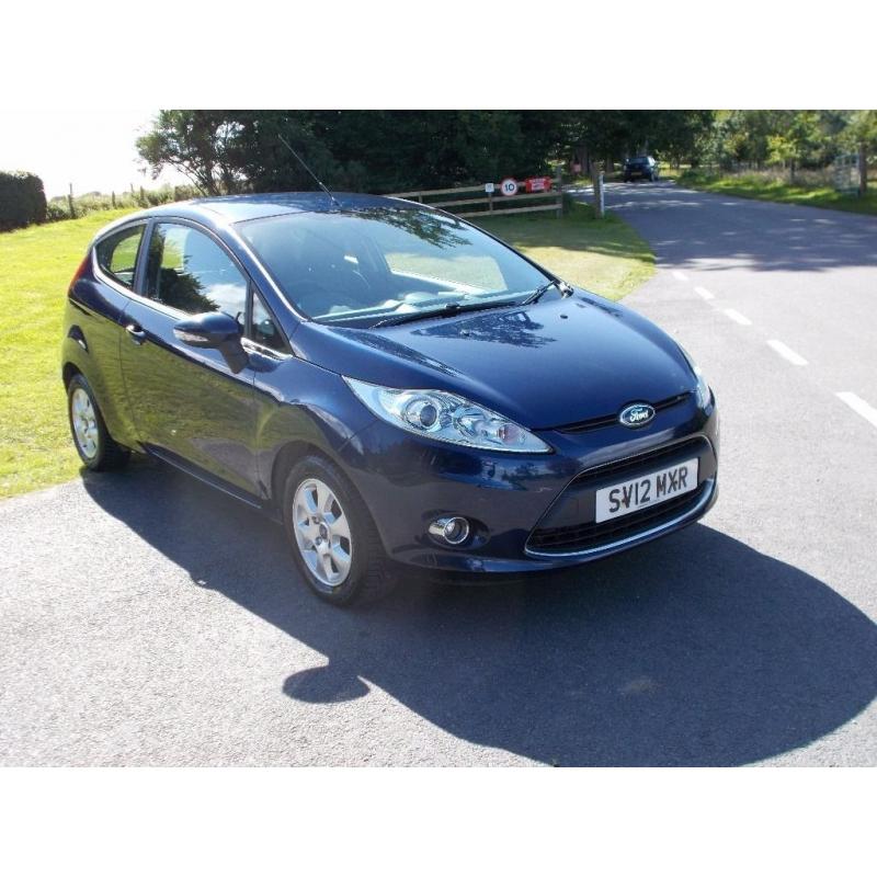 2012 12 FORD FIESTA 1.6 TDCI ZETEC 3 DOOR MOT SEPTEMBER 2017