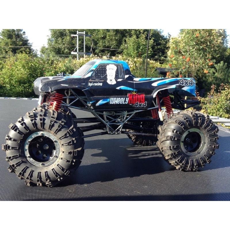 R/c hpi wheely king remote controlled truck