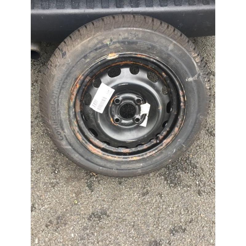 Brand new Corsa wheel and tyre. 175 65 14".