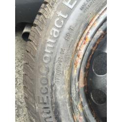 Brand new Corsa wheel and tyre. 175 65 14".