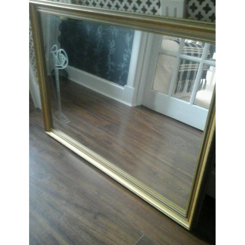 Very large Rennie Mackintosh Ornate frame mirror