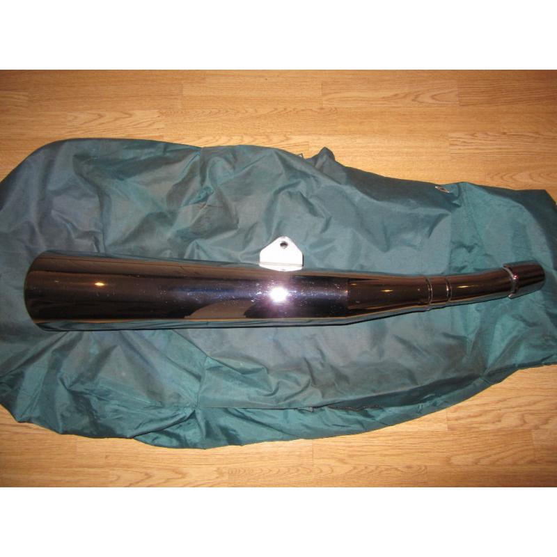 GSX 1400 Original end pipe, almost mint. 42F4. From 55 plate.
