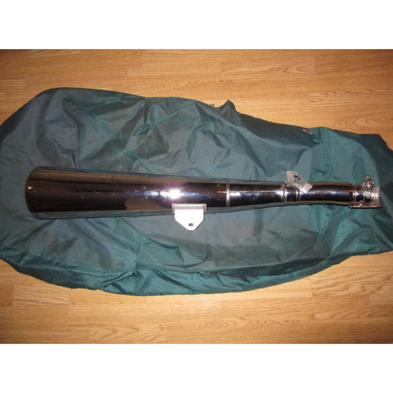 GSX 1400 Original end pipe, almost mint. 42F4. From 55 plate.