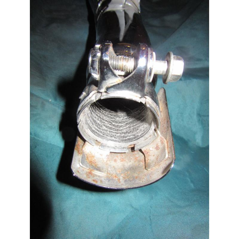 GSX 1400 Original end pipe, almost mint. 42F4. From 55 plate.
