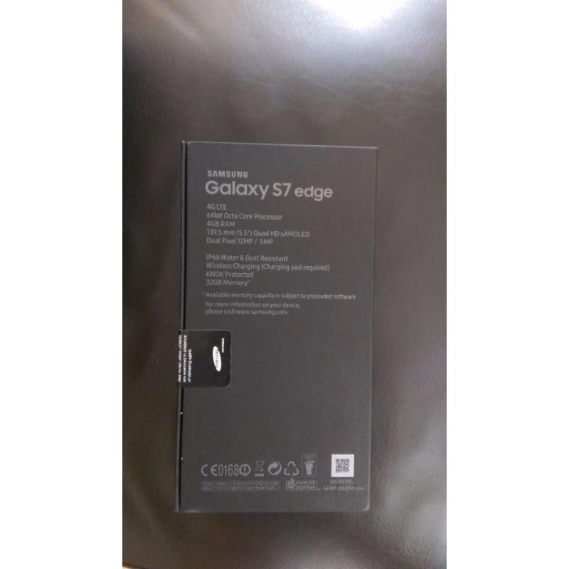 Samsung Galaxy S7 Edge black ONYX (Nano) 32GB - New