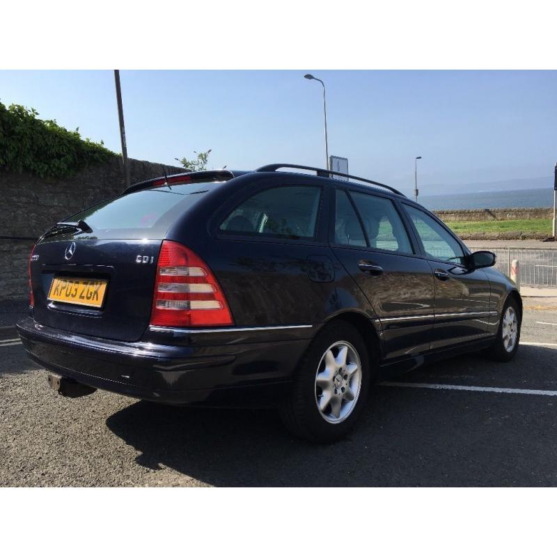 MERCEDES C220 CDI ELEGANCE SE ESTATE AUTO - LEATHER, SAT NAV, ALLOYS, NICE CAR DRIVES VERY WELL