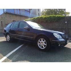 MERCEDES C220 CDI ELEGANCE SE ESTATE AUTO - LEATHER, SAT NAV, ALLOYS, NICE CAR DRIVES VERY WELL