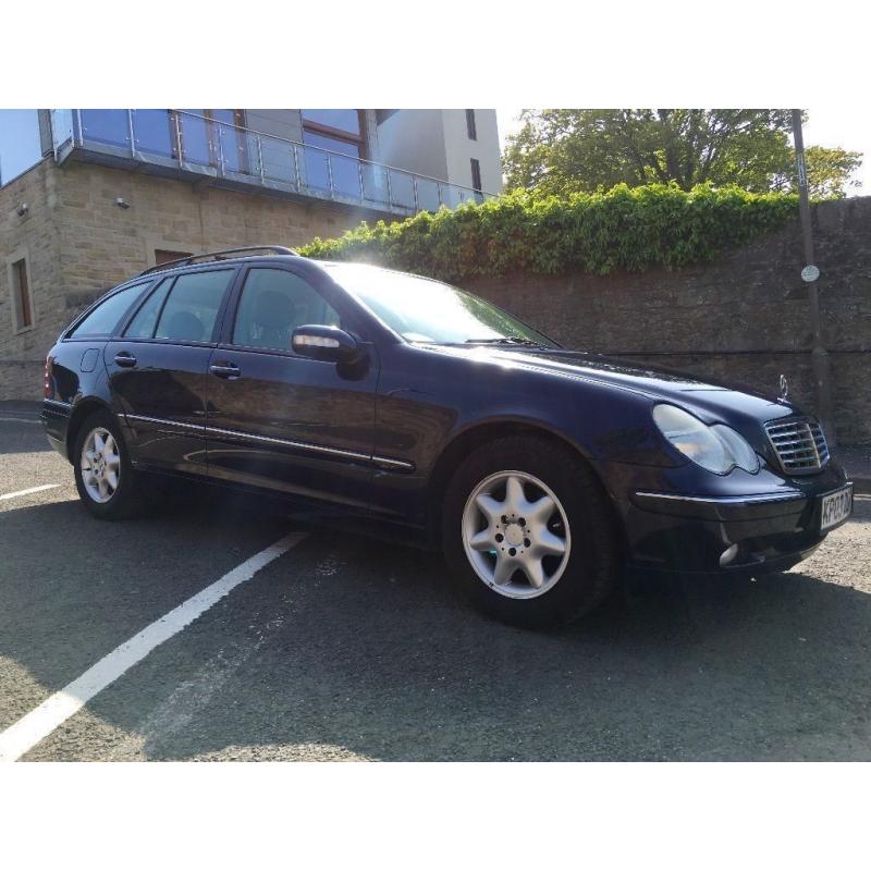 MERCEDES C220 CDI ELEGANCE SE ESTATE AUTO - LEATHER, SAT NAV, ALLOYS, NICE CAR DRIVES VERY WELL