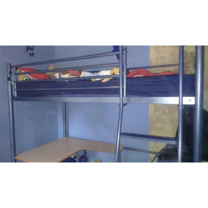 John Lewis bunk bed with foldable futon/desk