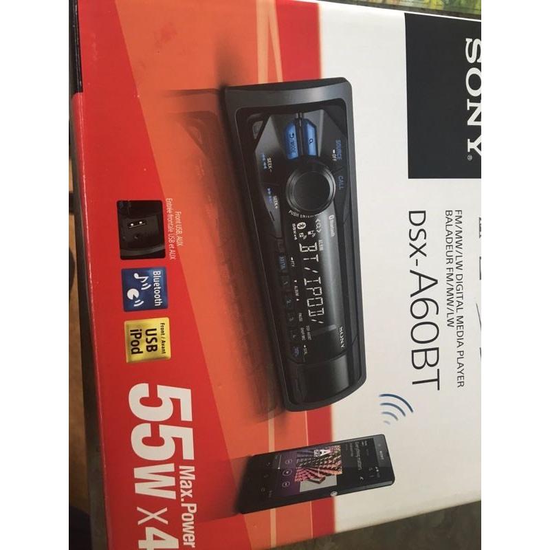 Sony dsx-A60BT Bluetooth car stereo