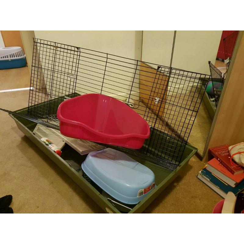 Large indoor rabbit cage