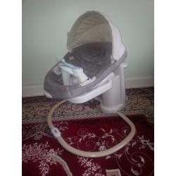 Baby swing No Battery required anymore WOW