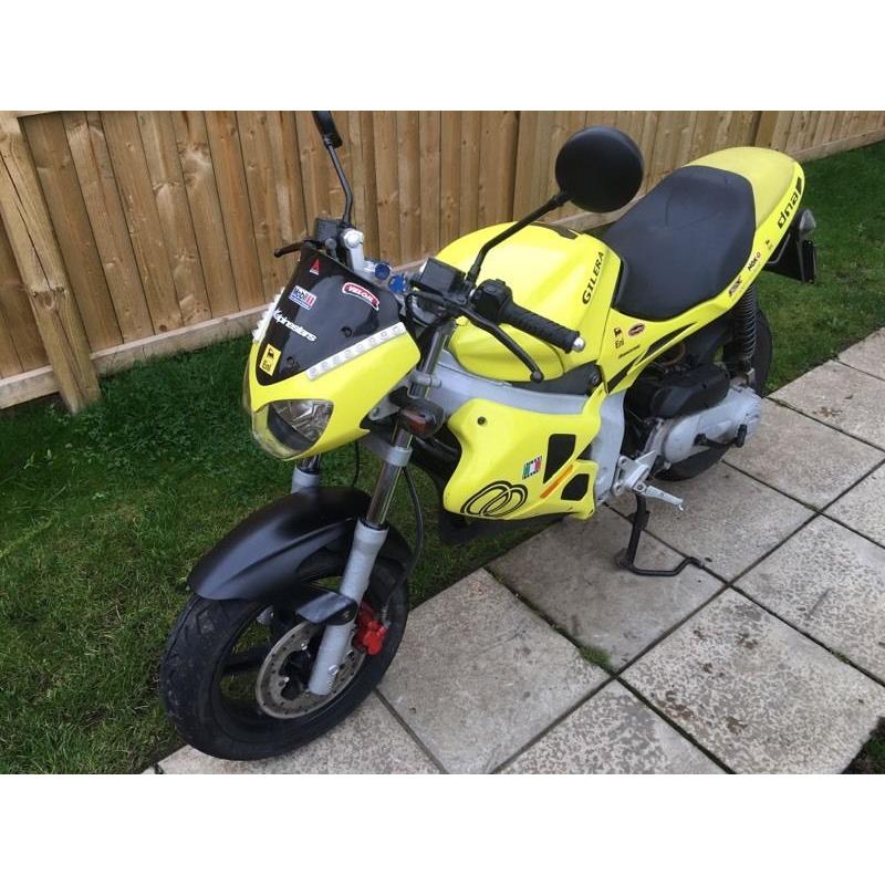 Gilera DNA 50 cc Motorcycle Derestricted MOT June 2017 fast comfortable reliable. prov sold