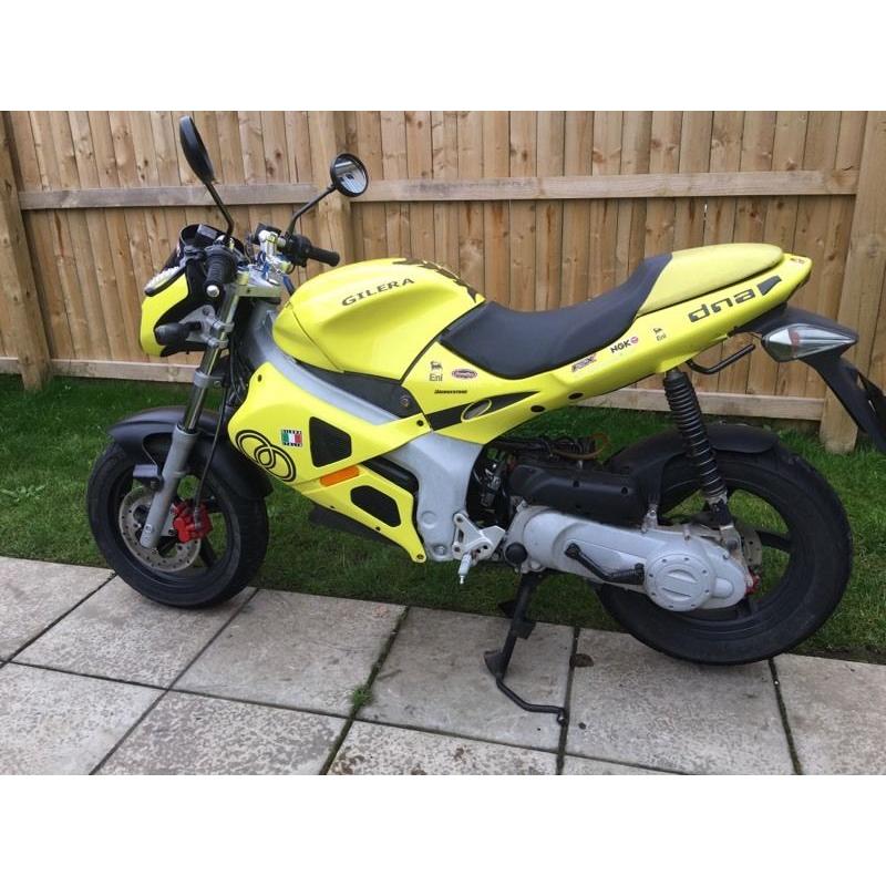 Gilera DNA 50 cc Motorcycle Derestricted MOT June 2017 fast comfortable reliable. prov sold