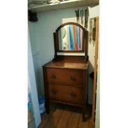 Vintage Wardrobe, Chester of Drawers and Dressing Table