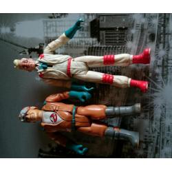 RARE Ghost Busters figures Plus Car & Small Monster