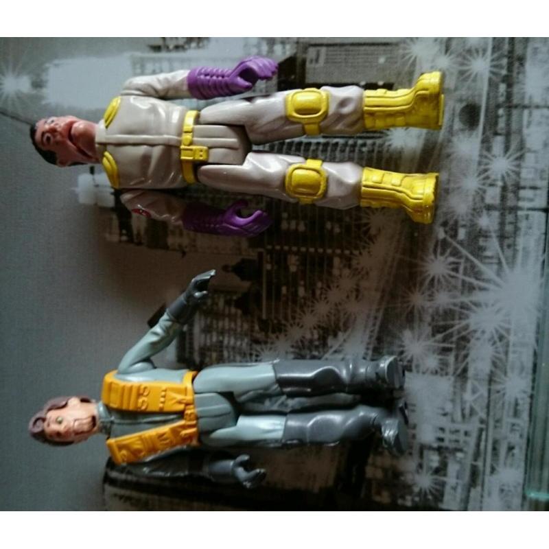 RARE Ghost Busters figures Plus Car & Small Monster