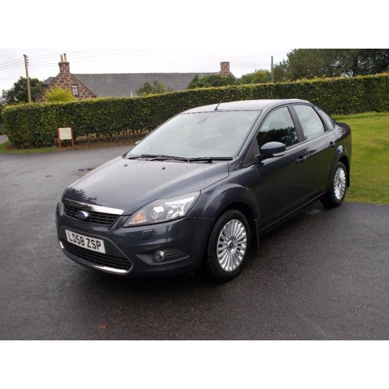 2008 58 FORD FOCUS 2.0 TDCI TITANIUM 4 DOOR MOT SEPTEMBER 2017