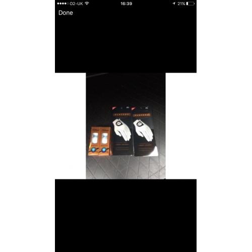 Balls and gloves brand new