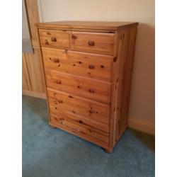 Antique Pine Chest of Drawers
