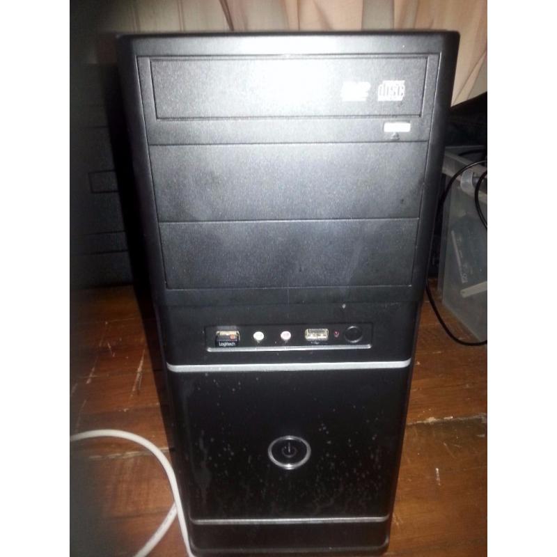 Complete PC computer system - 3.10GHz, 500GB, 2GB, 17" TV / Monitor, Keyboard, Mouse