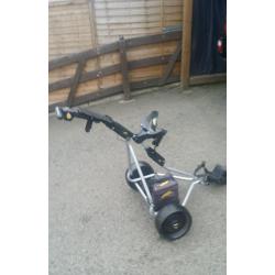 Electric golf trolley