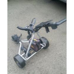 Electric golf trolley