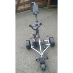 Electric golf trolley
