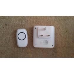 Wireless door bell - with bell built into plug. No offers please.