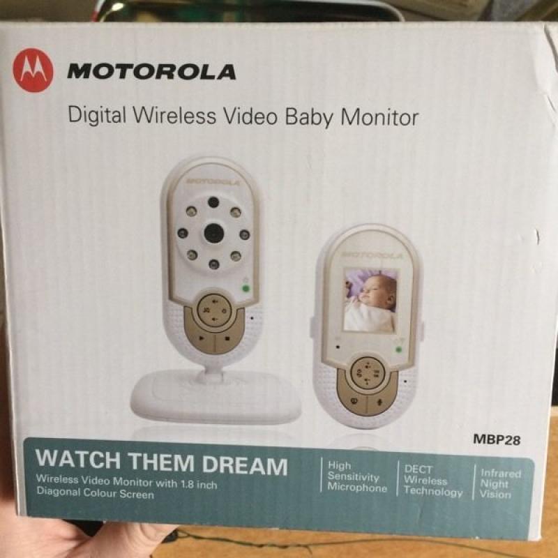 Motorola digital wireless video baby monitor SOLD STP