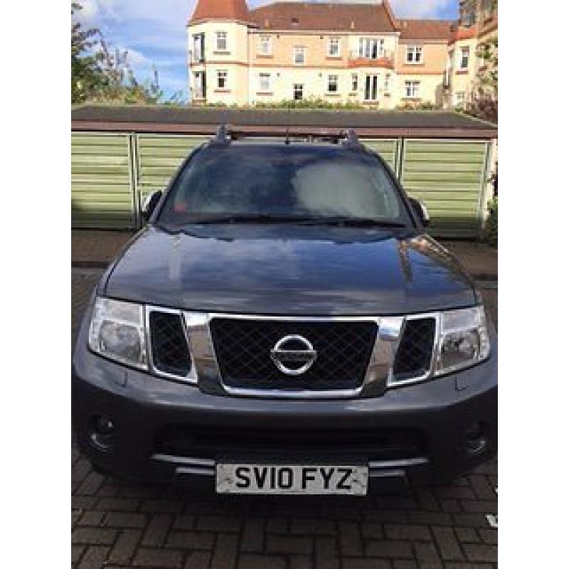 Nissan Navara 2,5dCi, Tekna, 2010, super condition, MOT 03/08/2017, 54120 miles