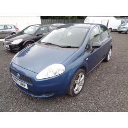 FIAT PUNTO ACTIVE 2007 1242cc 5 DOOR HATCHBACK BLUE 46,000 MILES MOT TILL 29/03/17