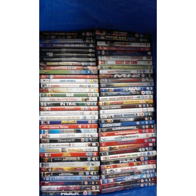 Car Boot Sale DVD Bundle. 126 DVDs in good condition