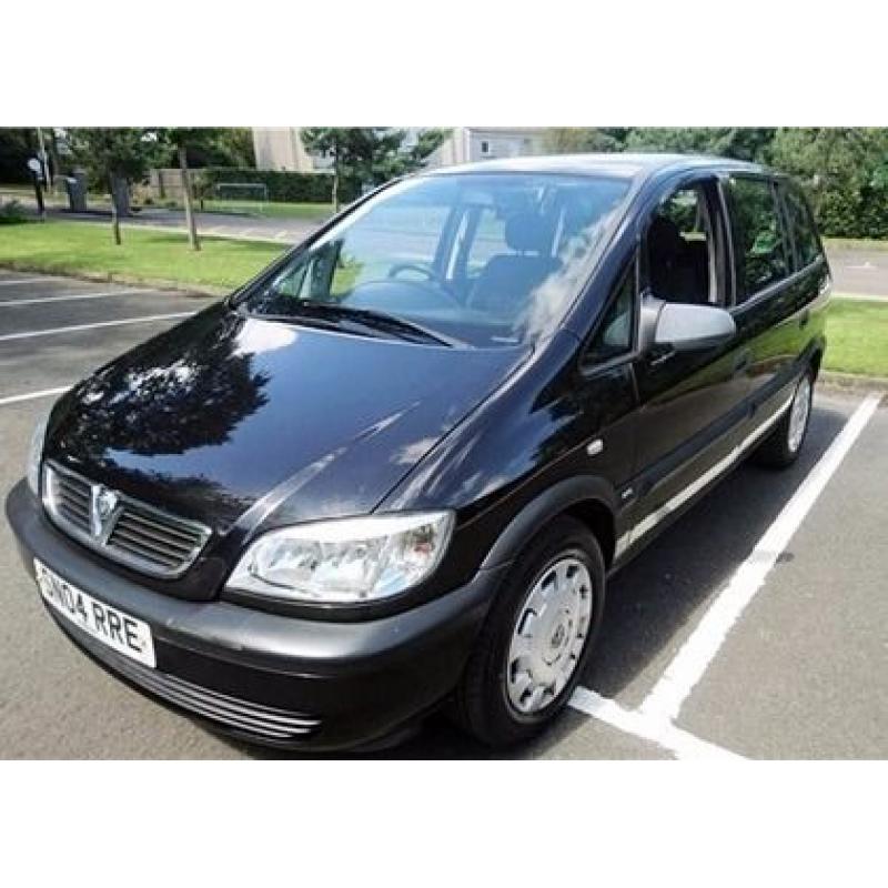 Vauxhall ZAFIRA 1.6 Life Petrol 7 seater long MOT