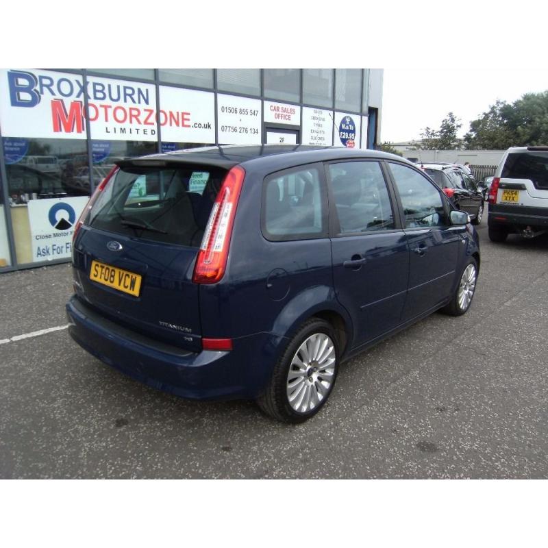 2008 08 FORD C-MAX 1.8 TITANIUM 5d 124 BHP **** GUARANTEED FINANCE ****