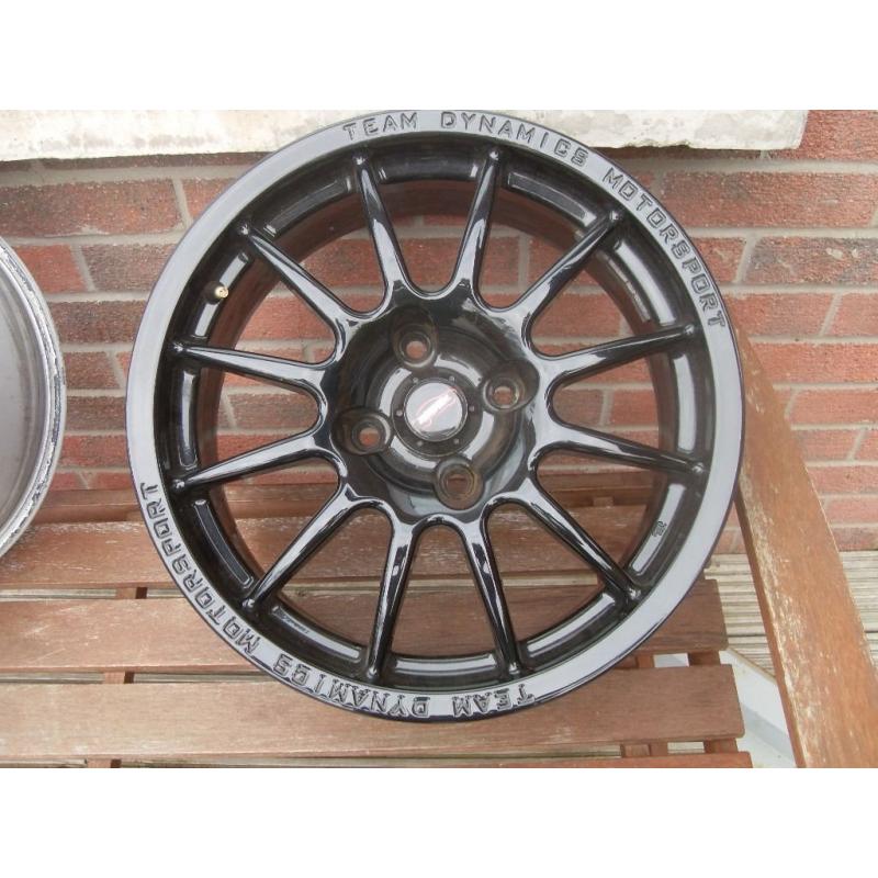 Alloys new black wheels 7x16" 4x108 Ford Citreon Pug
