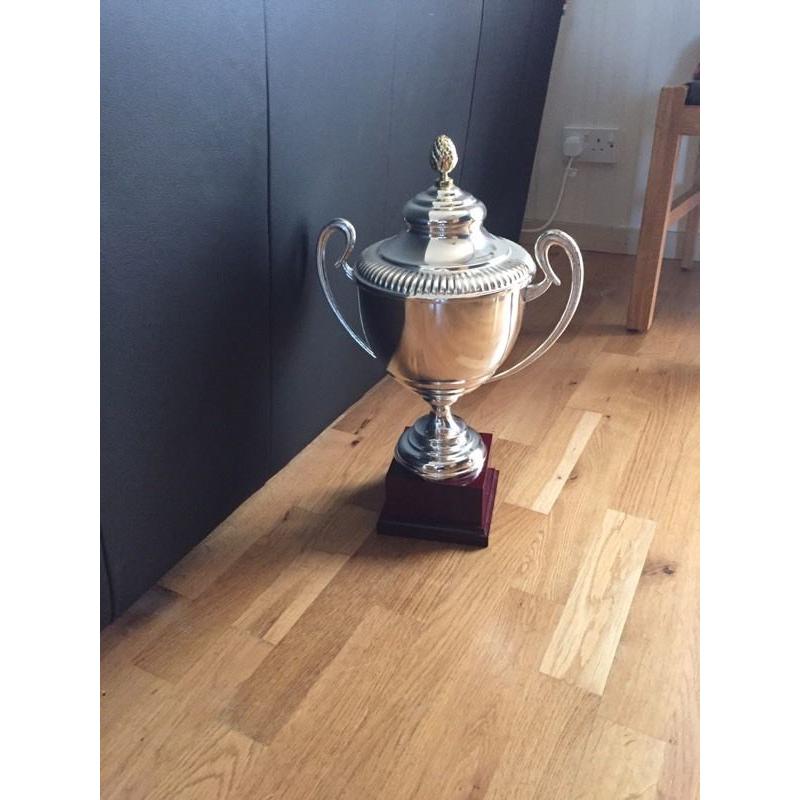 Large Silver Coloured Trophy
