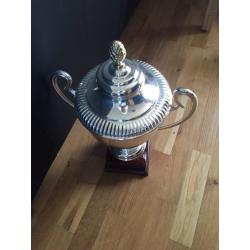 Large Silver Coloured Trophy