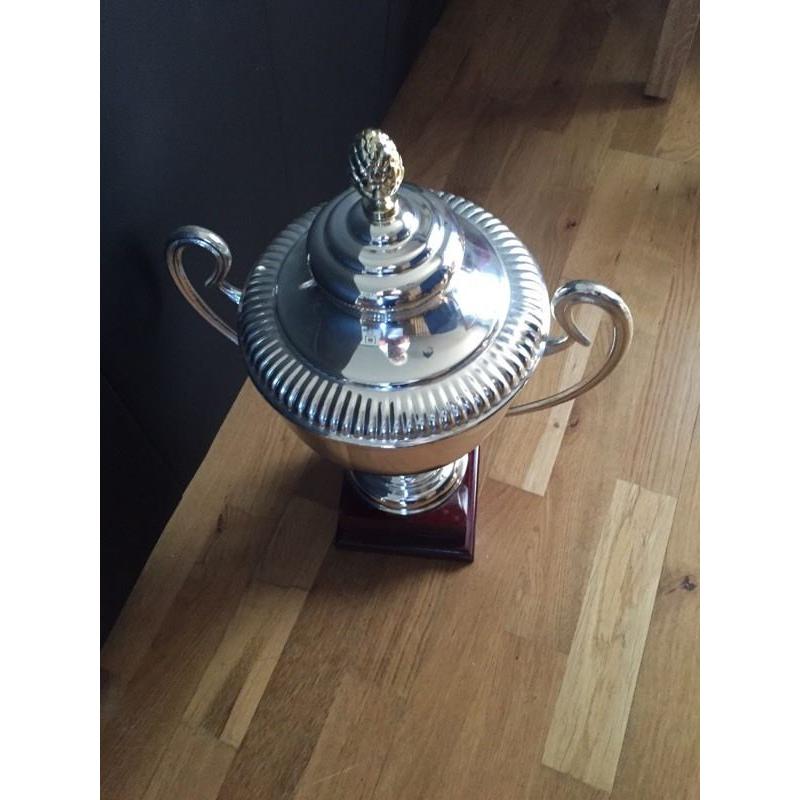 Large Silver Coloured Trophy