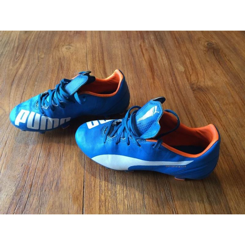 FOOTBALL BOOTS BOYS PUMA EVO SPEED 4 SIZE 13