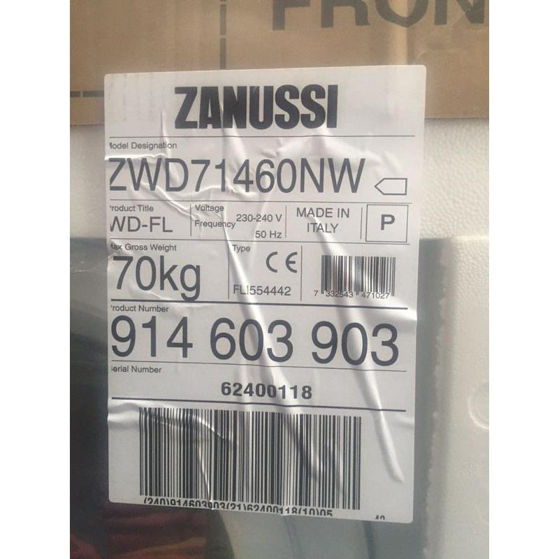Zanussi Washer Dryer ZWD71460NW