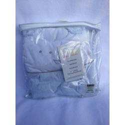 Laura Ashley sleeping bag 0-6 months and matching cot bumper