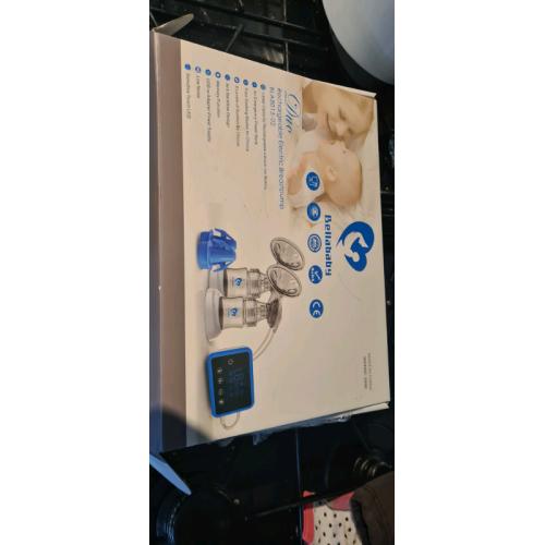Rechargeable electric brest pump and stereliser