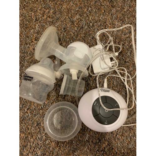 Electric breast pump